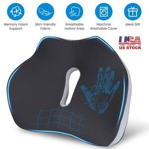 Memory Foam Seat Cushion Sciatica Pain Relief Cushion Pillow Seat